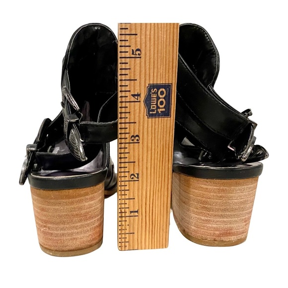 Carlos Santana Black Western Cowboy Booties with Dual Strap Closure Size 8.5 - Picture 10 of 10